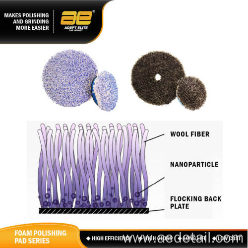 wool car detailing buffing pads wool polishing pad